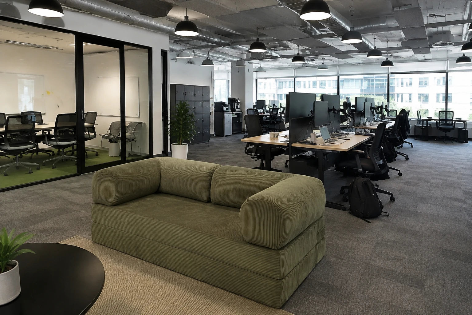 Photo : espace commun de coliving