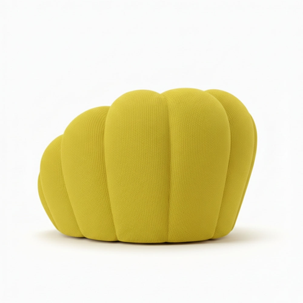 Lumo Mini - Fauteuil Bubble Compressé Jaune