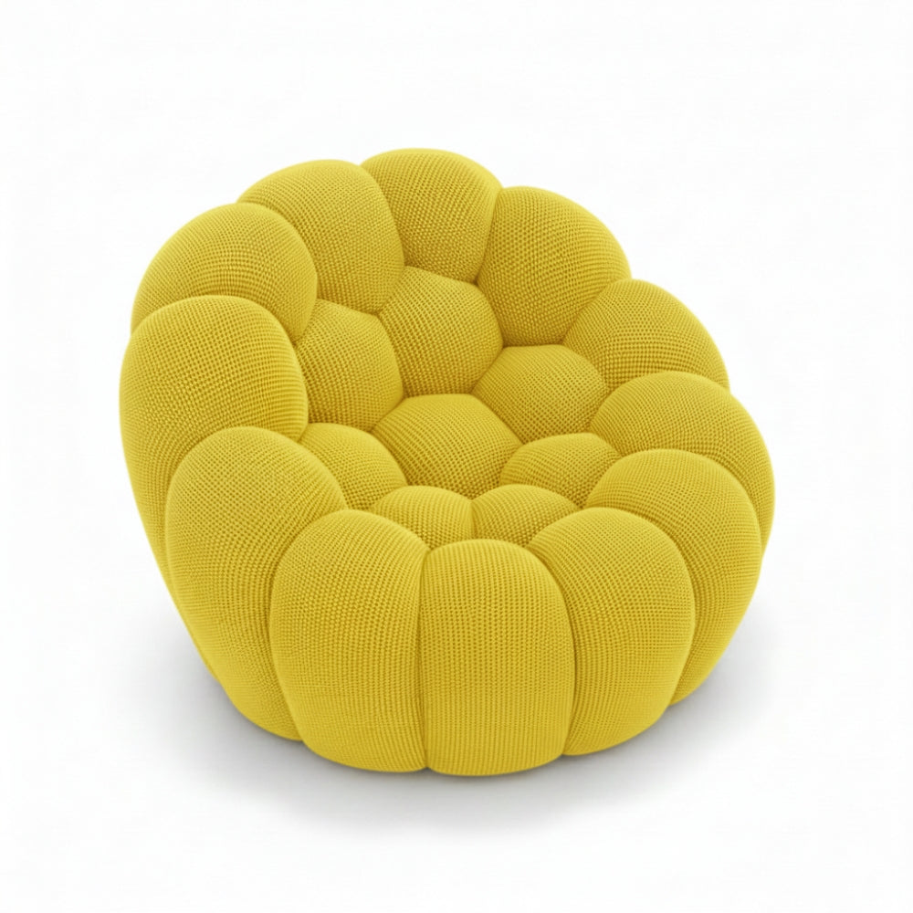 Lumo Mini - Fauteuil Bubble Compressé Jaune