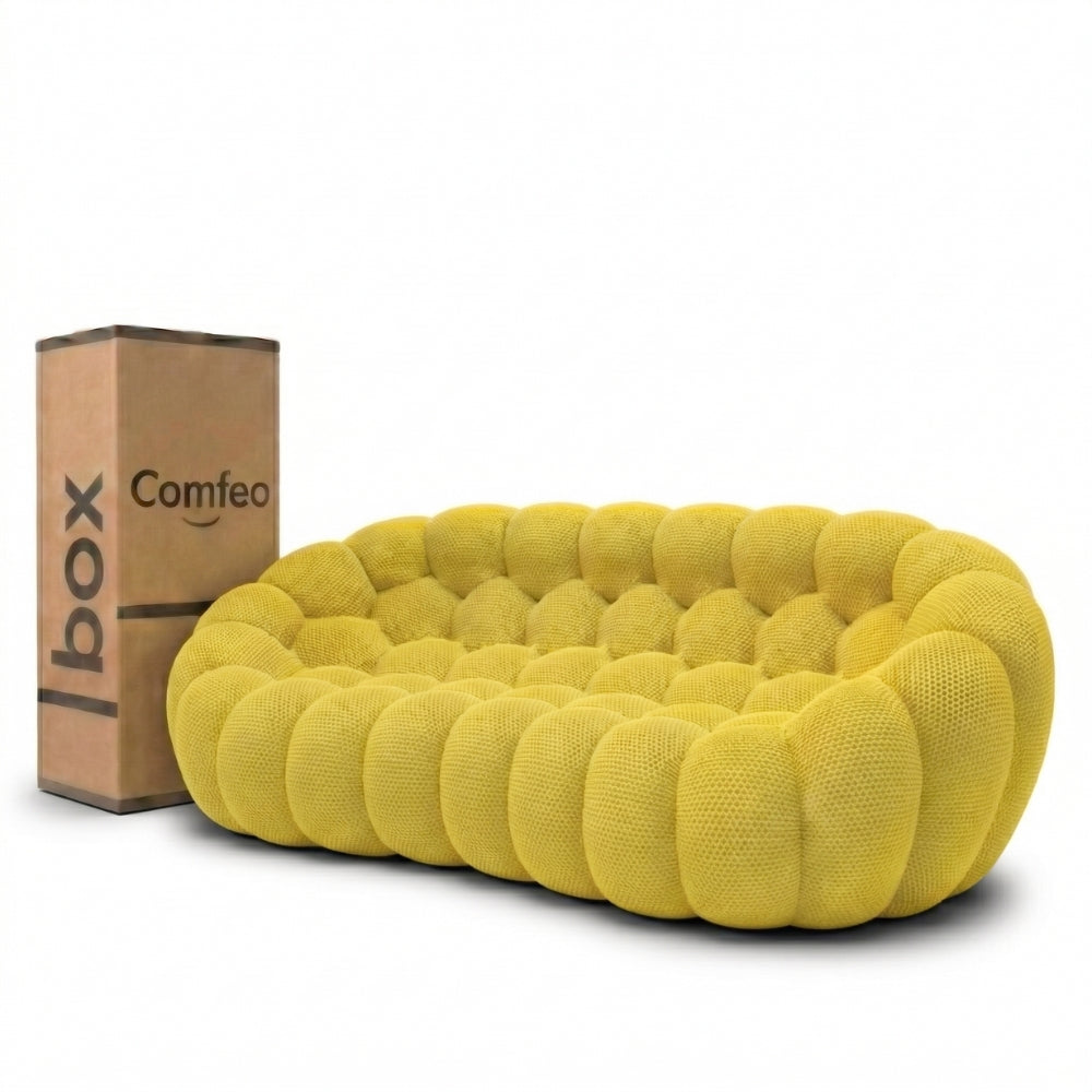 Lumo - Bubble Sofa Compressé Jaune