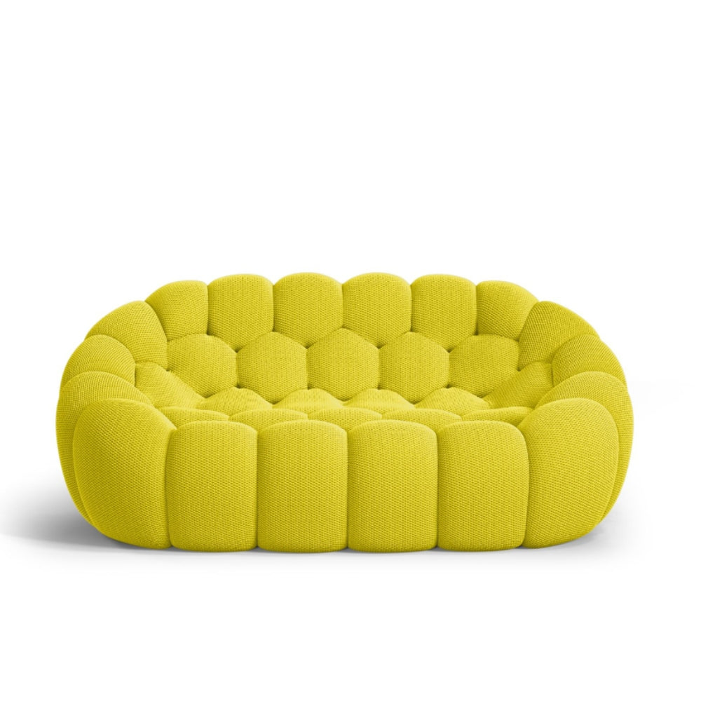 Lumo Classic - Bubble Sofa Compressé Jaune 2 Places