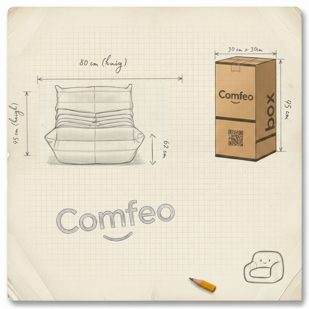 Koto Mini – Chauffeuse Lounge Bleu