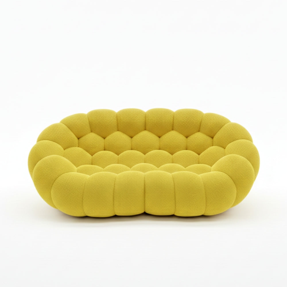 Lumo Classic - Bubble Sofa Compressé Jaune 2 Places