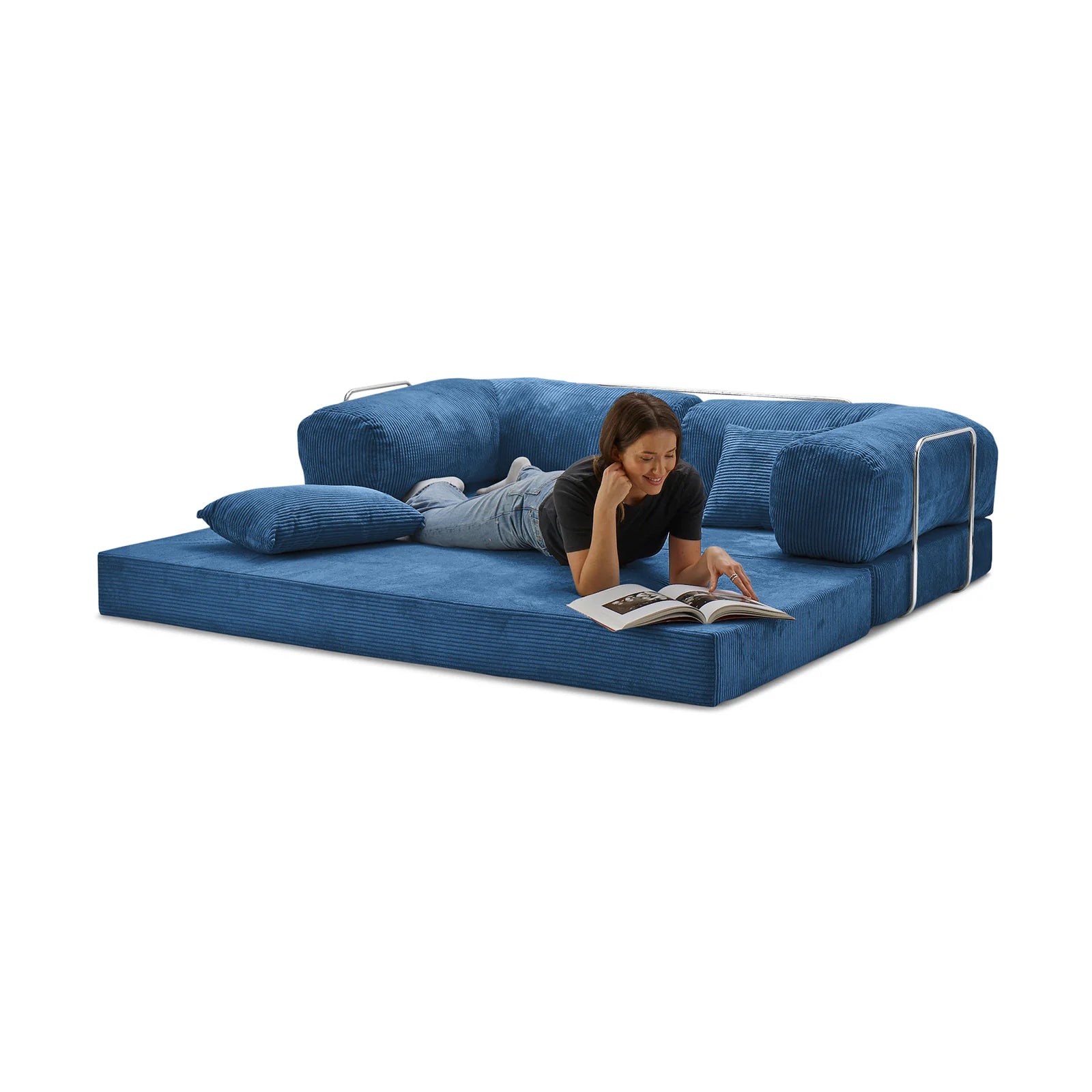 Nubo – Canapé Compressé Bleu