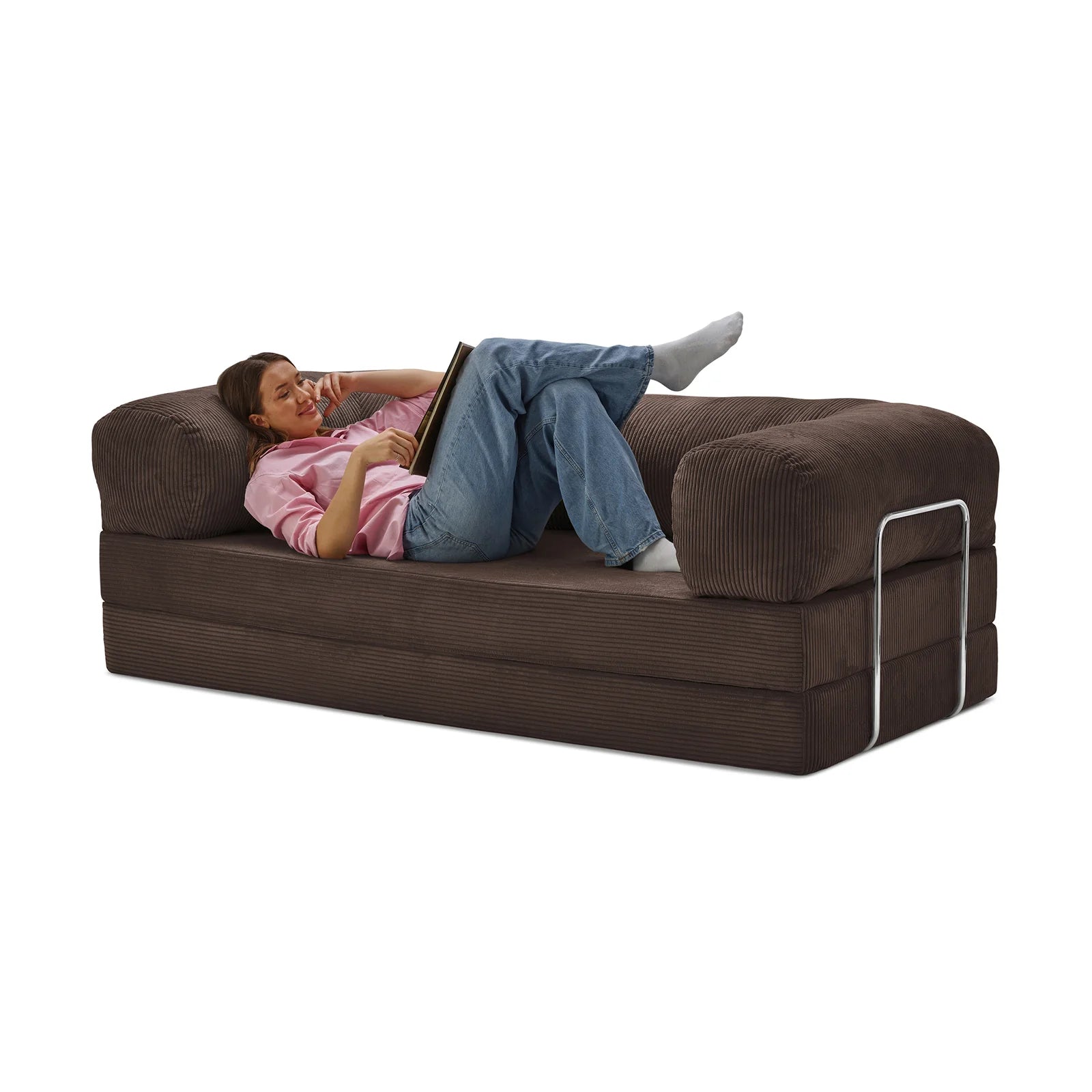 Nubo – Canapé Compressé Marron