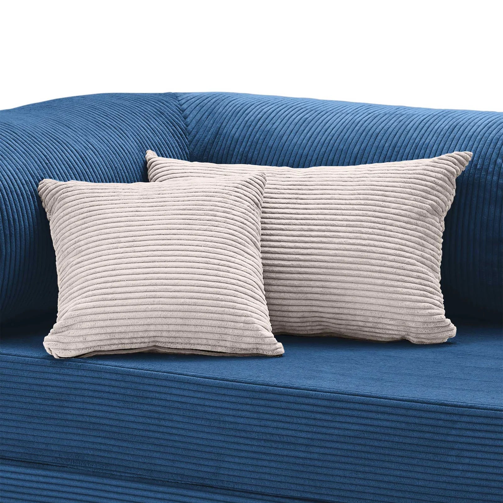 Pillo – Coussins Compressés en Velours Côtelé