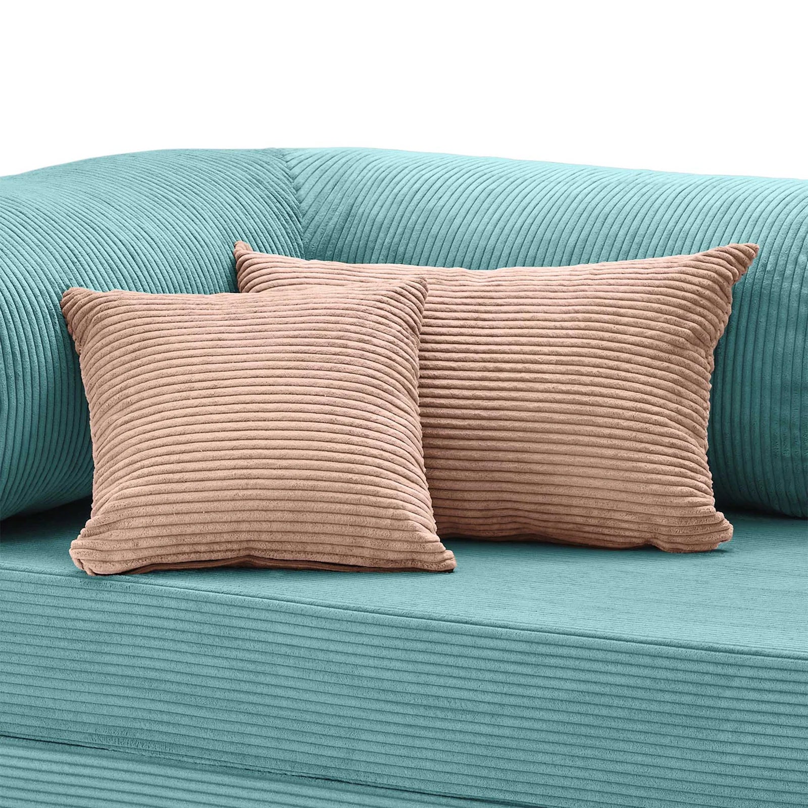 Pillo – Coussins Compressés en Velours Côtelé