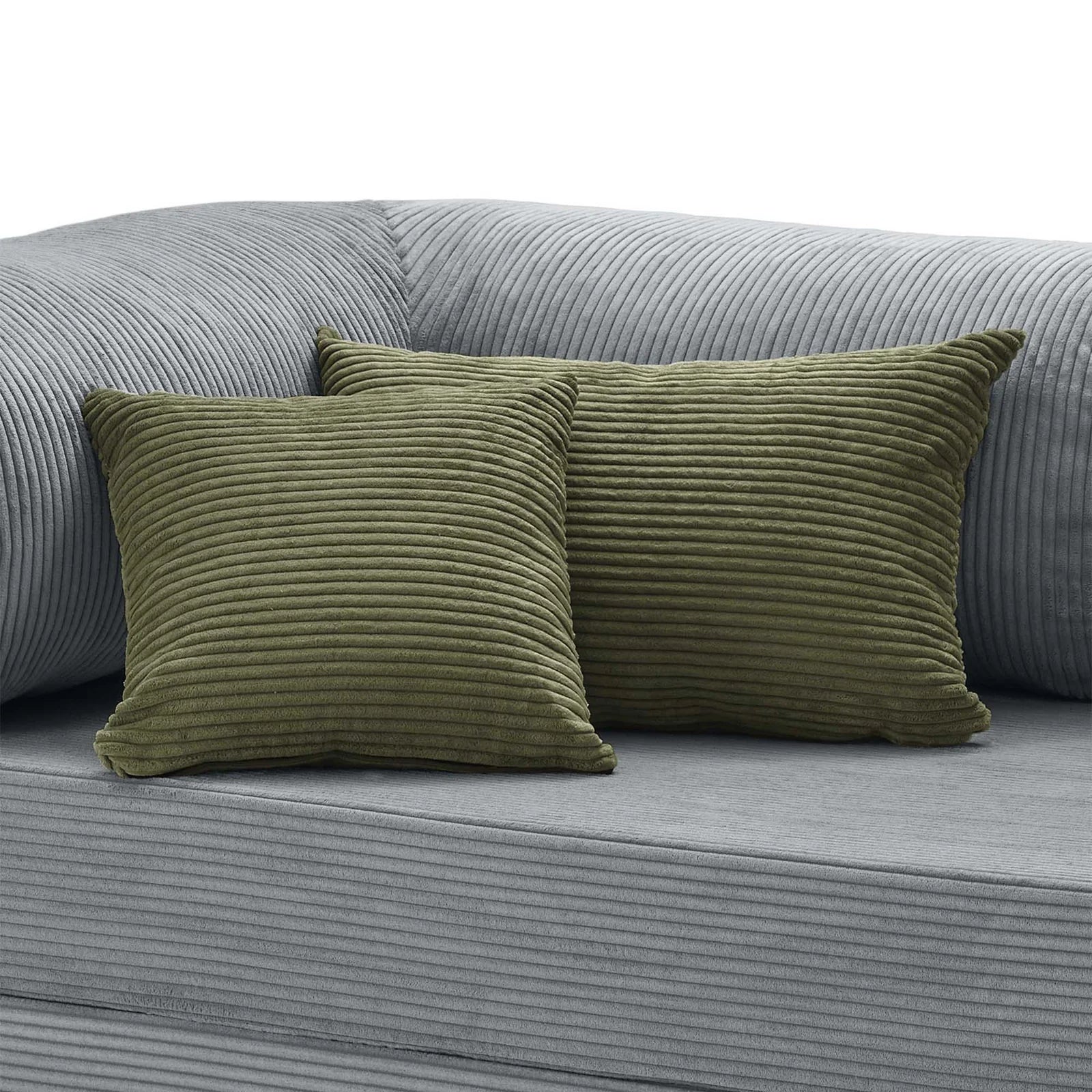 Pillo – Coussins Compressés en Velours Côtelé