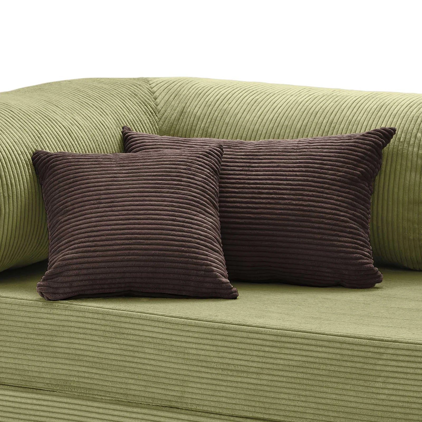 Pillo – Coussins Compressés en Velours Côtelé