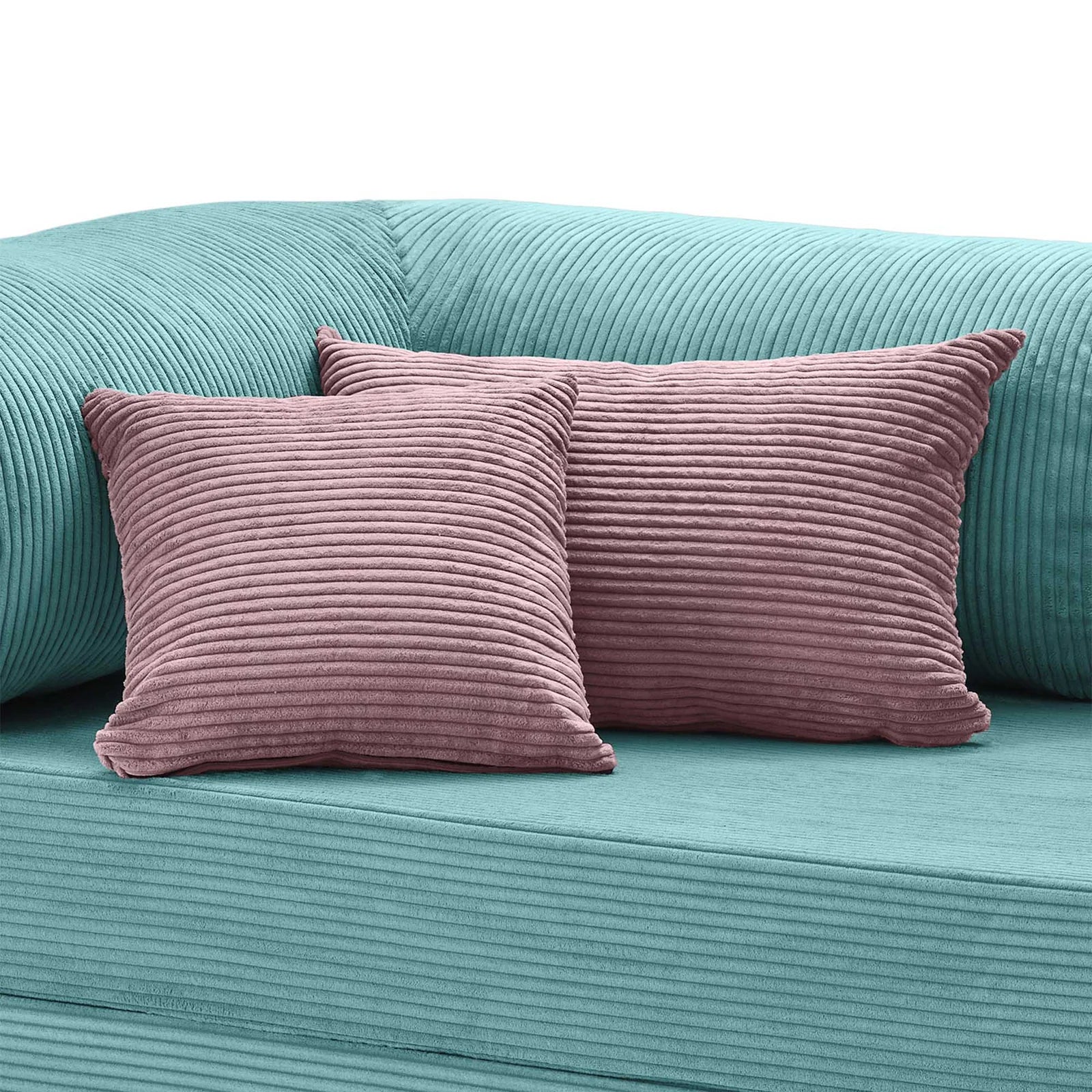 Pillo – Coussins Compressés en Velours Côtelé