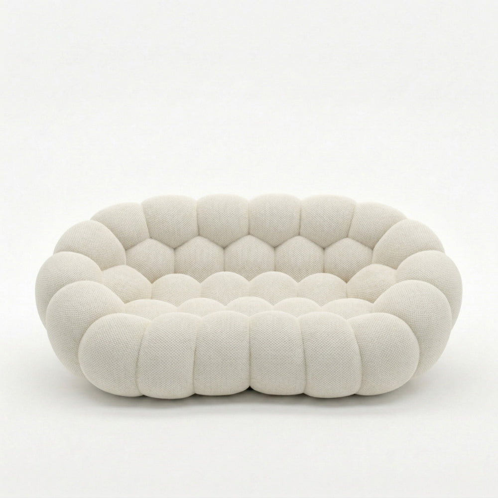Lumo Classic - Bubble Sofa Compressé Blanc 2 Places