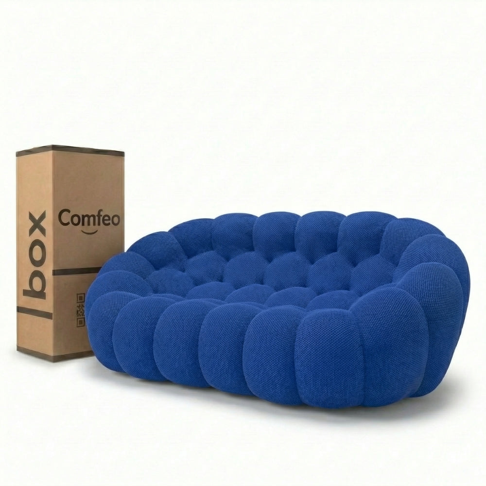 Lumo Classic - Bubble Sofa Compressé Marine 2 Places