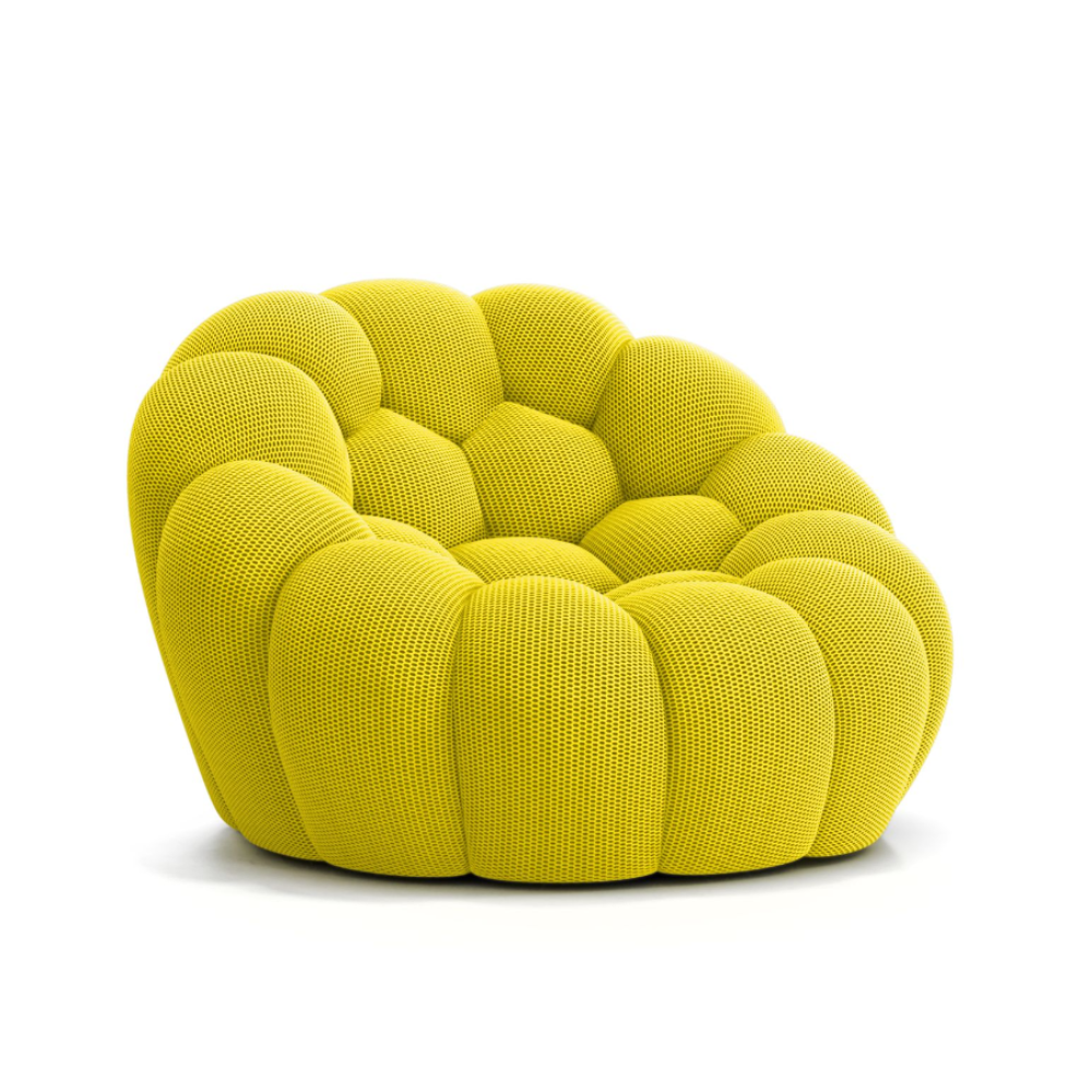 Lumo Mini - Fauteuil Bubble Compressé Jaune