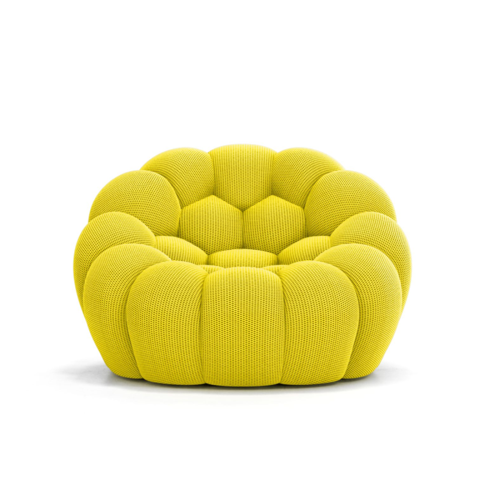 Lumo Mini - Fauteuil Bubble Compressé Jaune