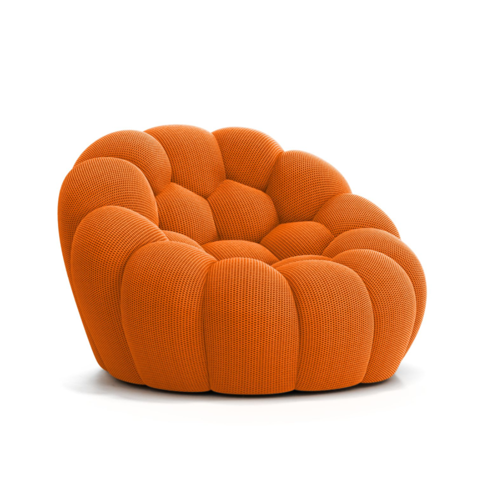 Lumo Mini - Fauteuil Bubble Compressé Orange