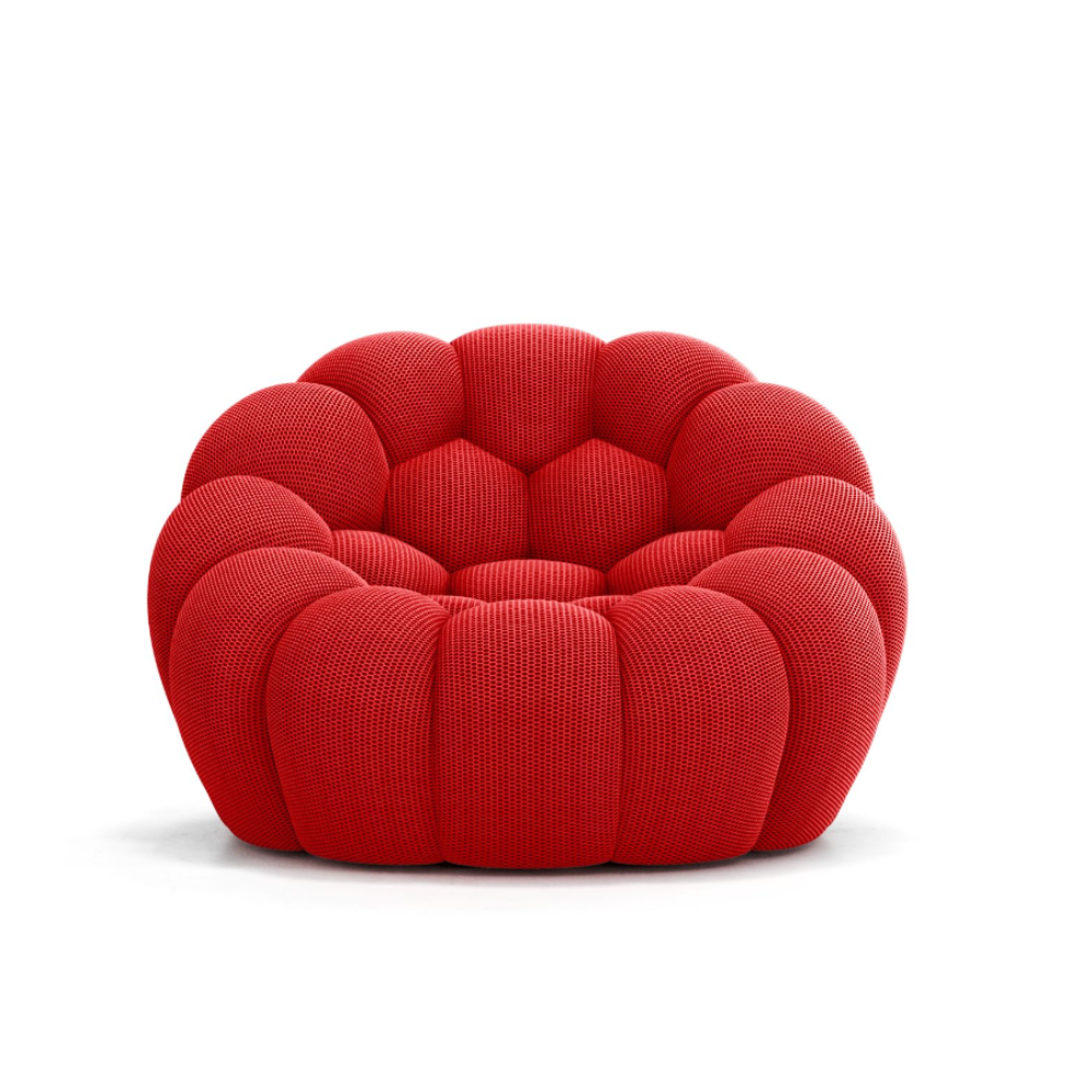 Lumo Mini - Fauteuil Bubble Compressé Rouge