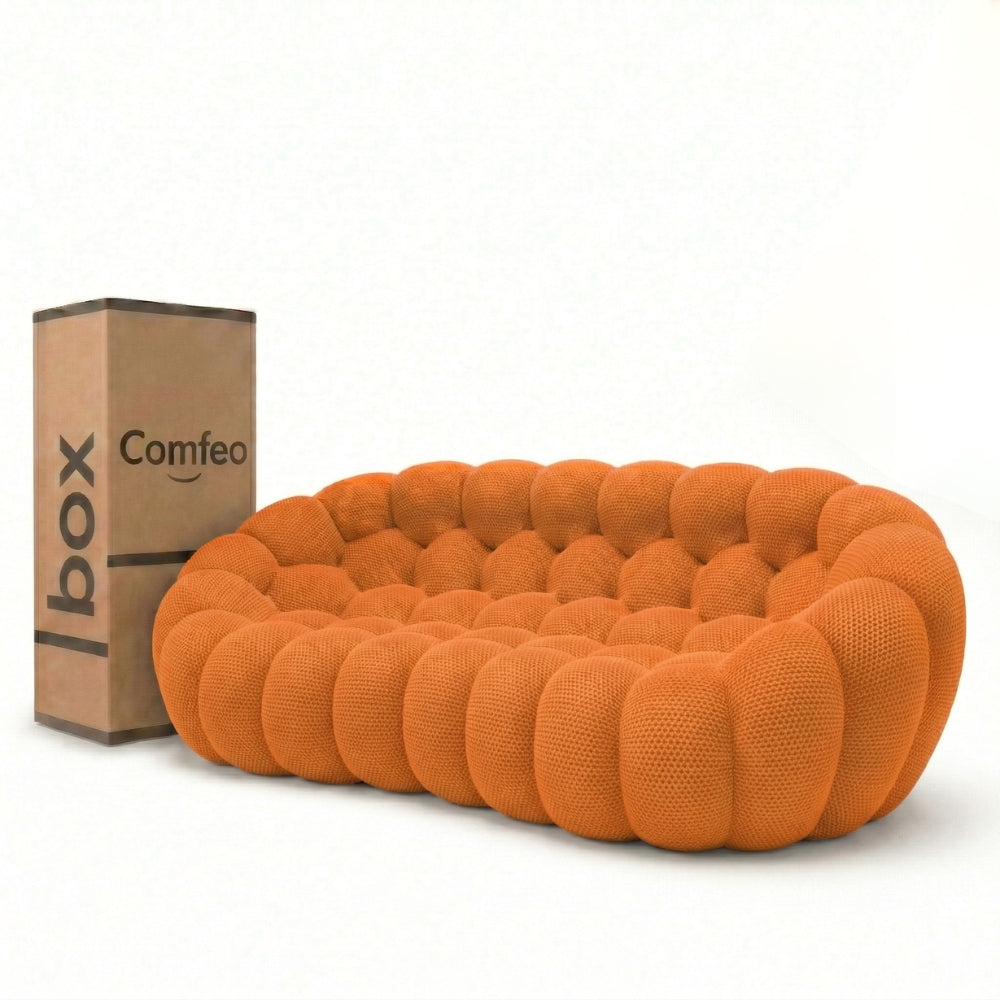 Lumo - Bubble Sofa Compressé Orange