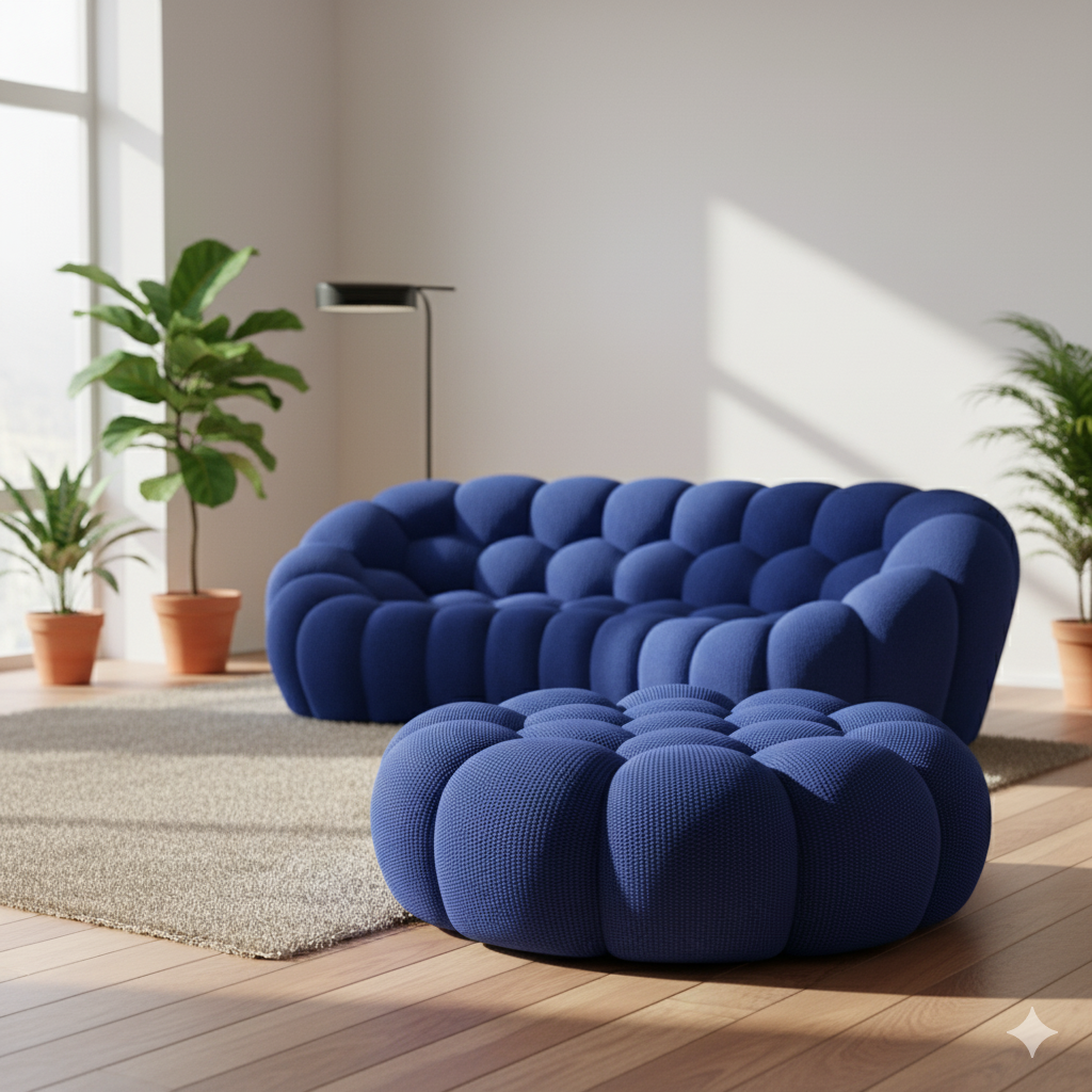 Lumo Pouf - Bubble Pouf Compressé