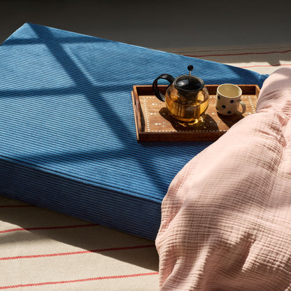 Nubo Pouf - Pouf Compressé  Velours Côtelé
