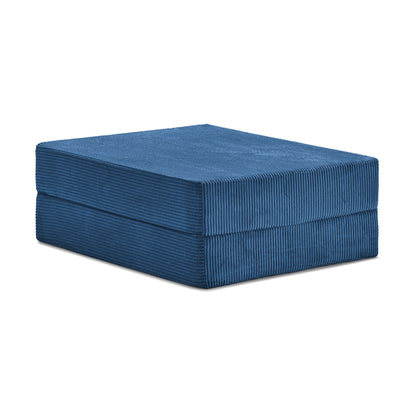 Nubo Pouf - Pouf Compressé  Velours Côtelé