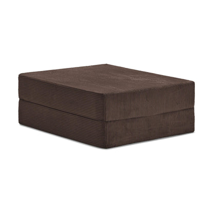 Nubo Pouf - Pouf Compressé  Velours Côtelé