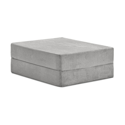 Nubo Pouf - Pouf Compressé  Velours Côtelé
