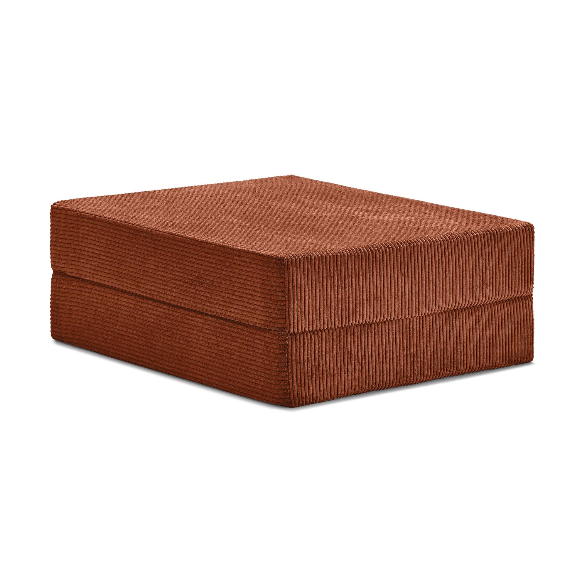 Nubo Pouf - Pouf Compressé  Velours Côtelé