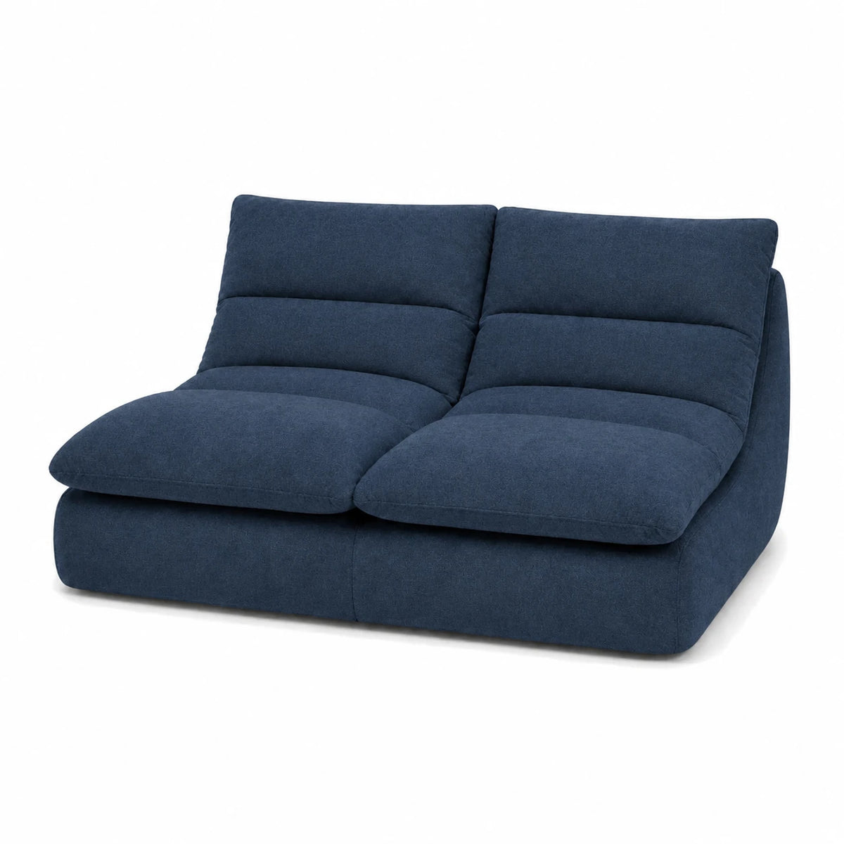 #Bleu Canapé Gummy Classic bleu, vue de trois quarts droite