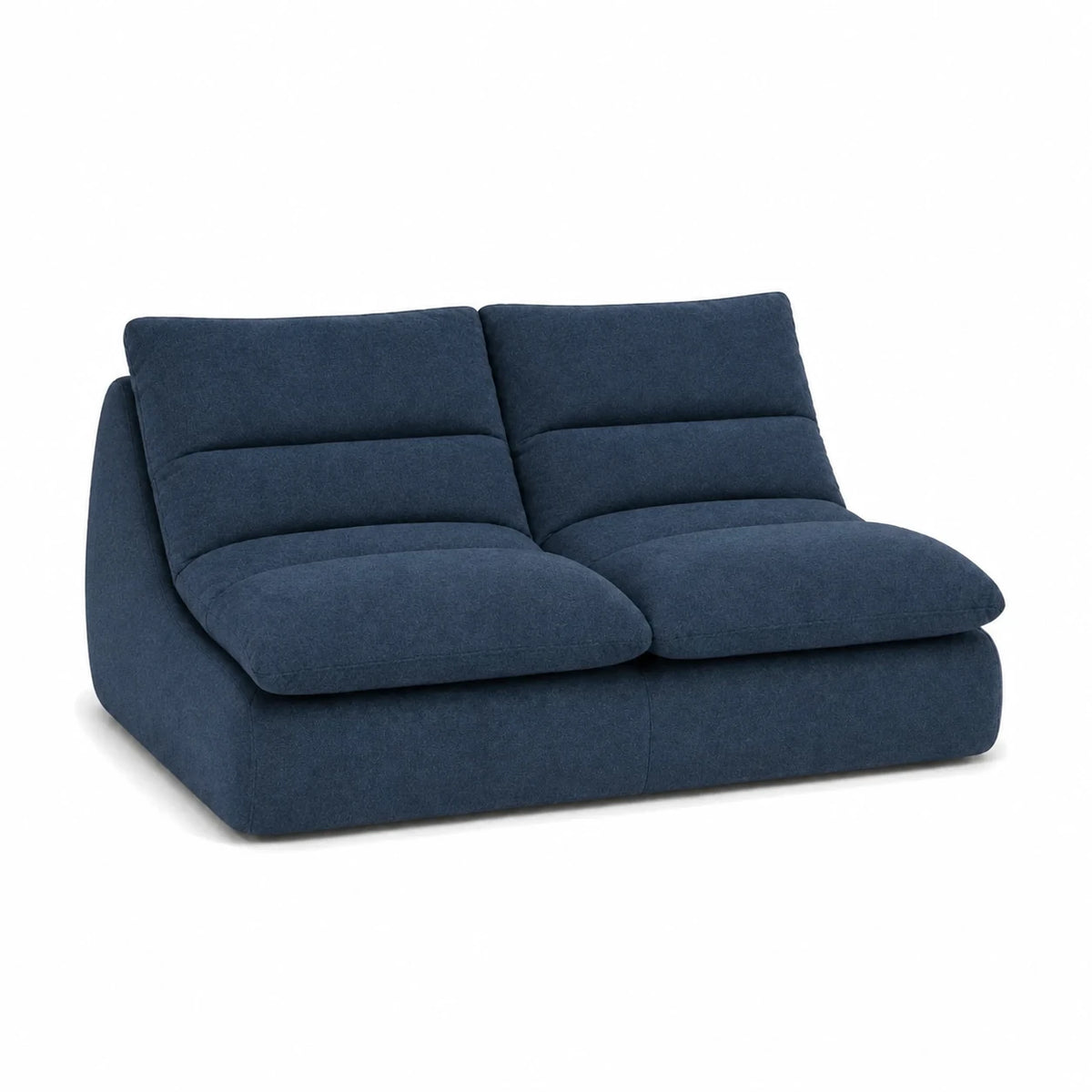 #Bleu Canapé Gummy Classic bleu, vue de trois quarts gauche