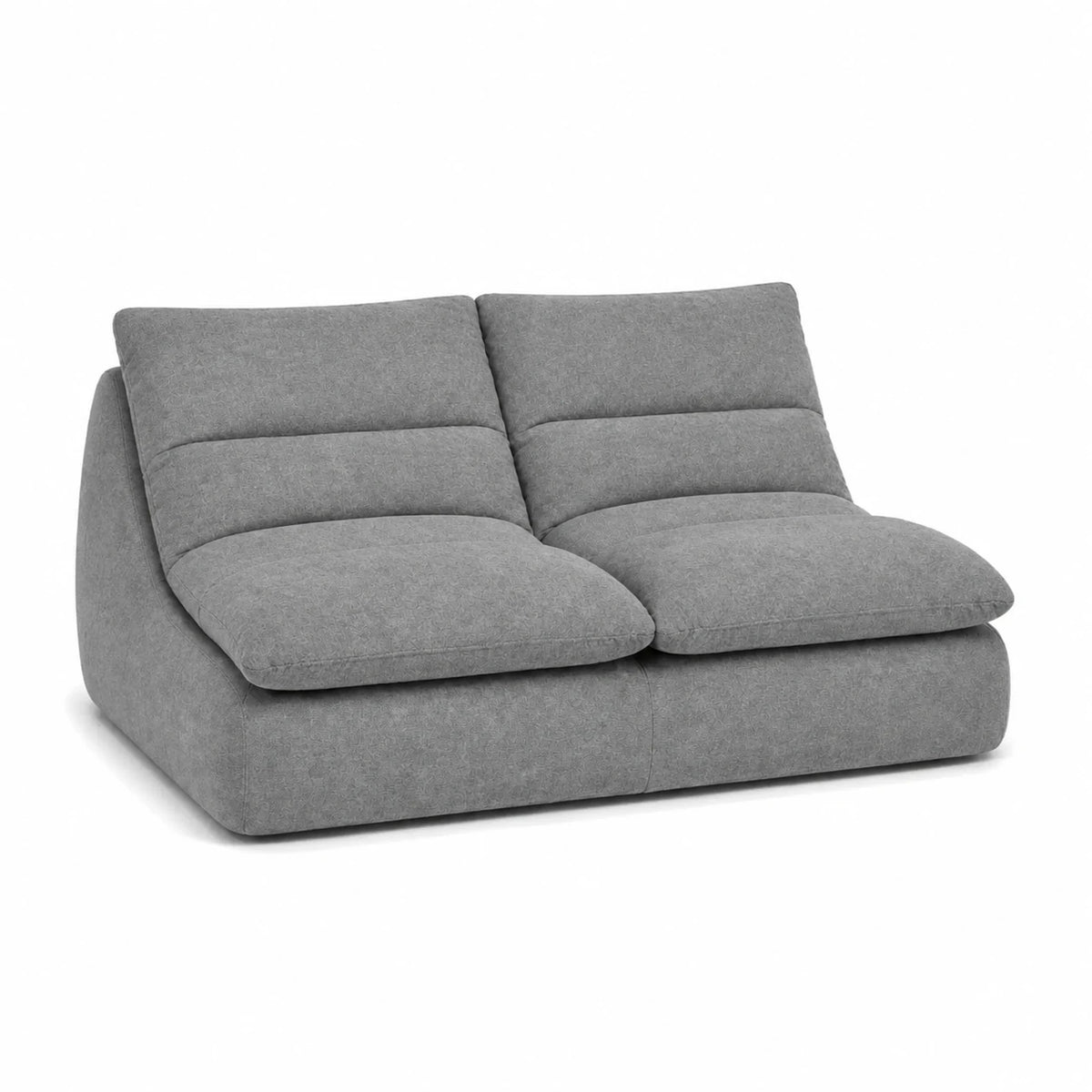 #Gris Canapé Gummy Classic gris, vue de trois quarts gauche