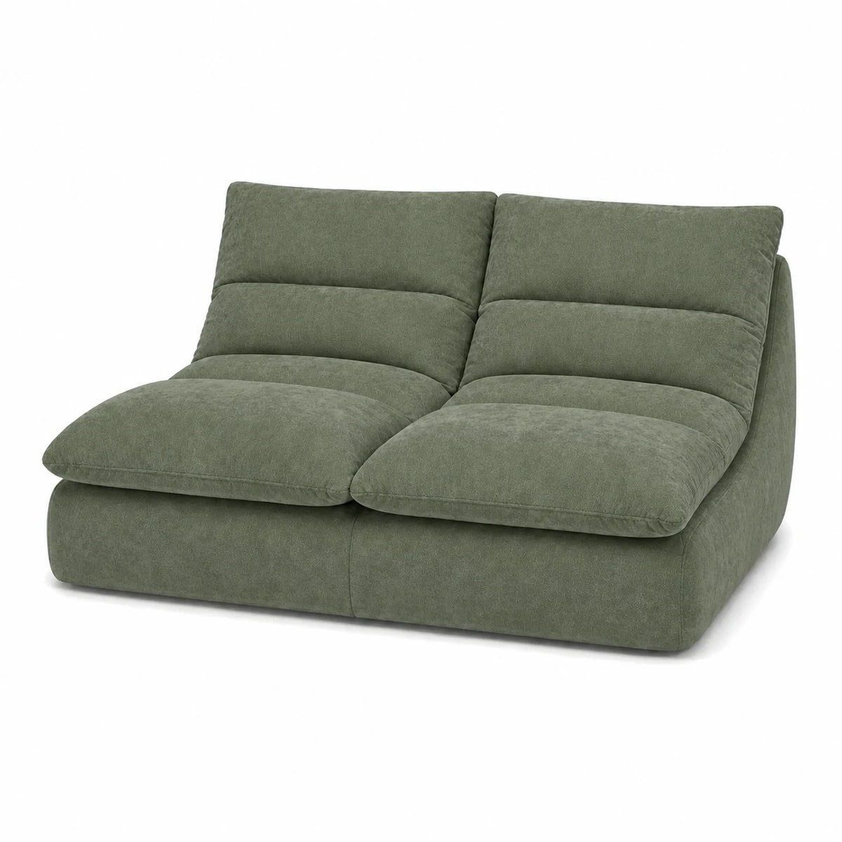 #VertSauge Canapé Gummy Classic vert sauge, vue de trois quarts droite