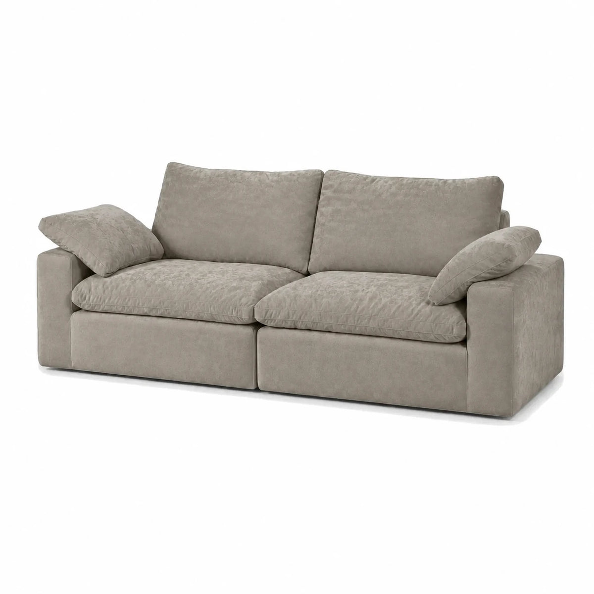 #Sable Canapé nuage Cirrus 2 places sable, vue de trois quarts droite